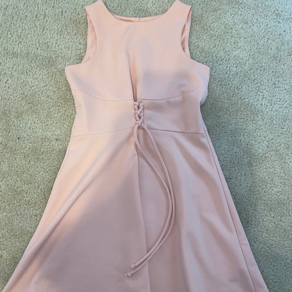 light pink dress